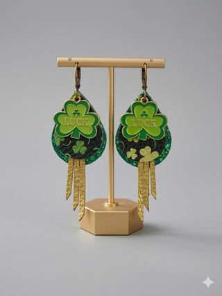 Saint Patrick's Day Layered Earrings