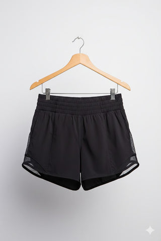 Recycled Active Short With Mesh by Rae Mode