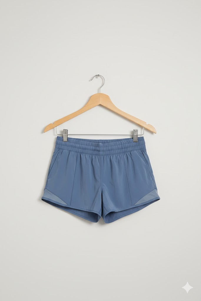 Recycled Active Short With Mesh by Rae Mode
