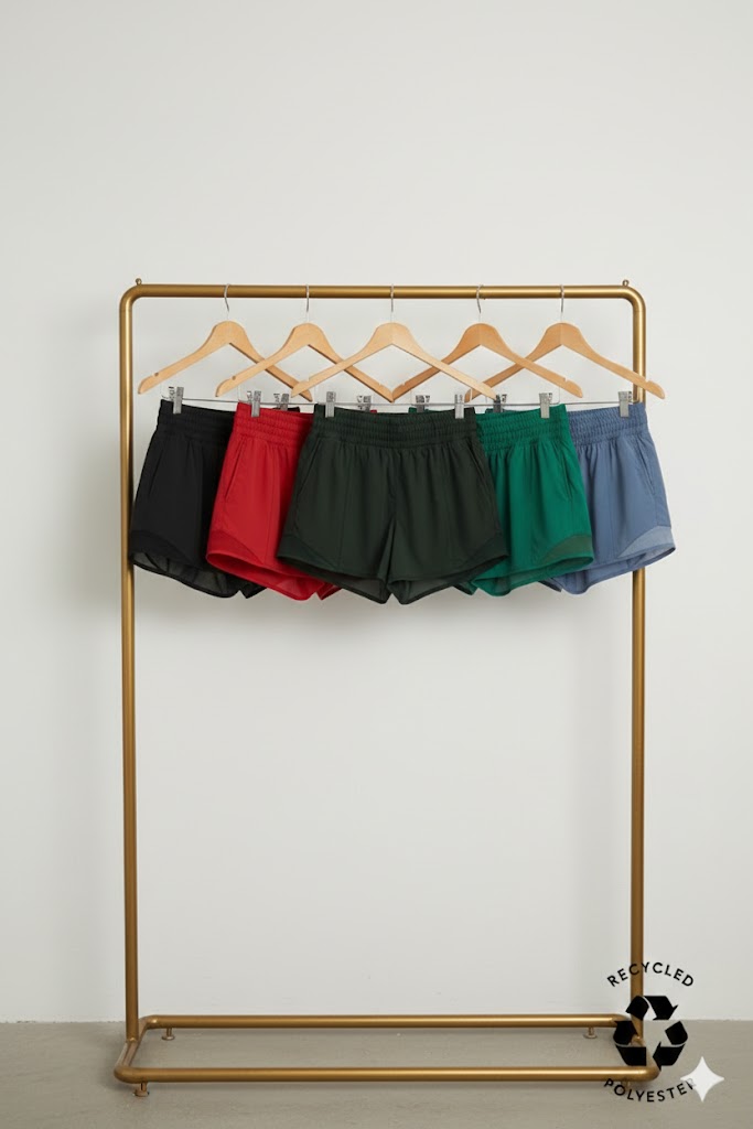 Recycled Active Short With Mesh by Rae Mode