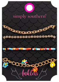 1889- Anklet Pack of 4 by Simply Southern