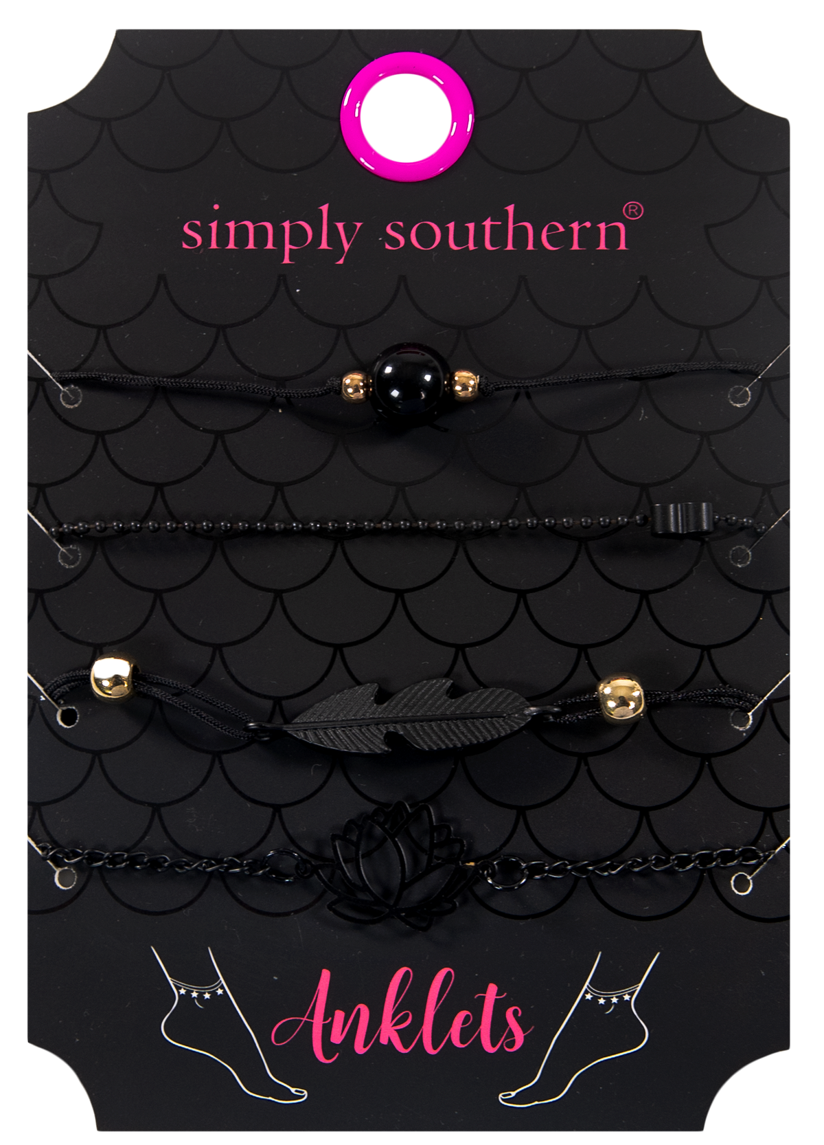 1889- Anklet Pack of 4 by Simply Southern