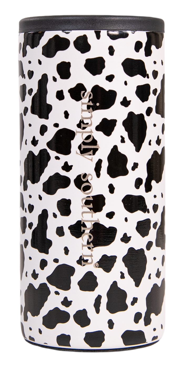 1389- Cow Can Cooler by Simply Southern