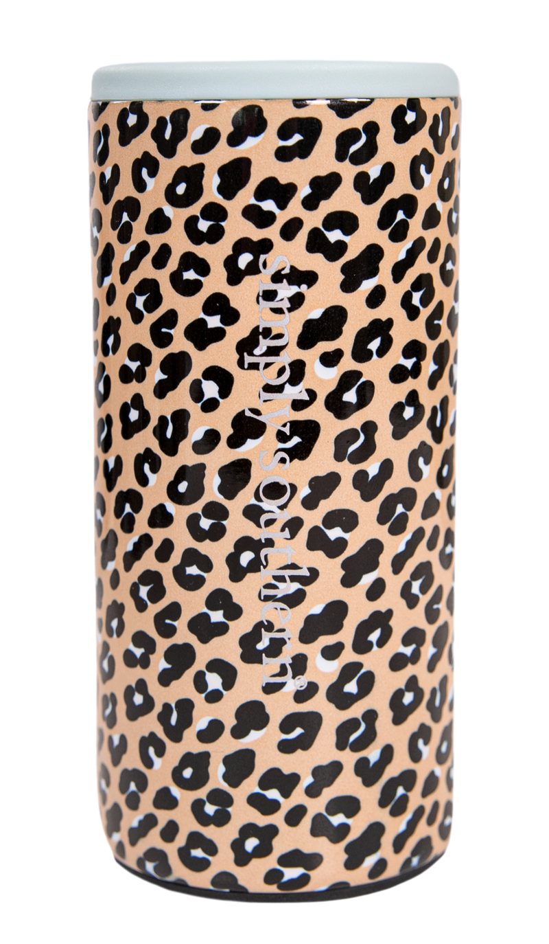 1359- Leopard Can Cooler by Simply Southern