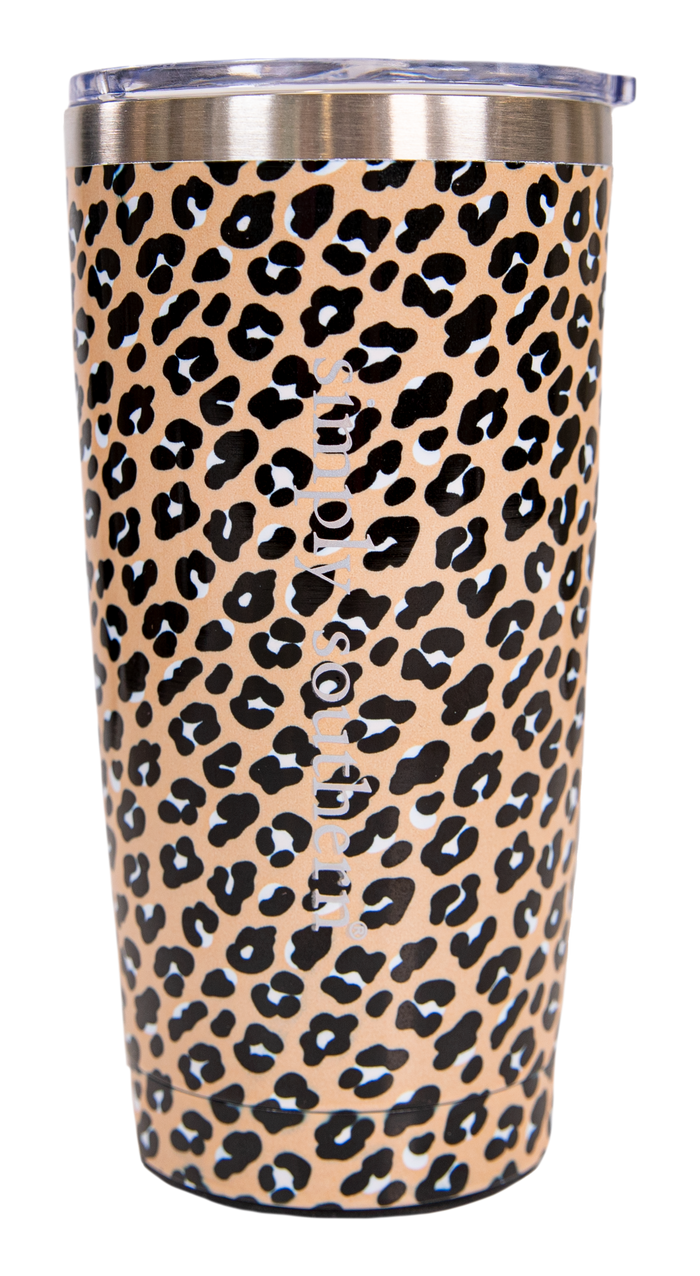 1362- Leopard 20oz Tumber by Simply Southern