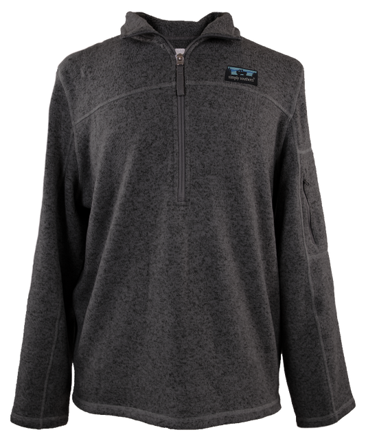 7196- Mens Knit Black Pullover by Simply Southern