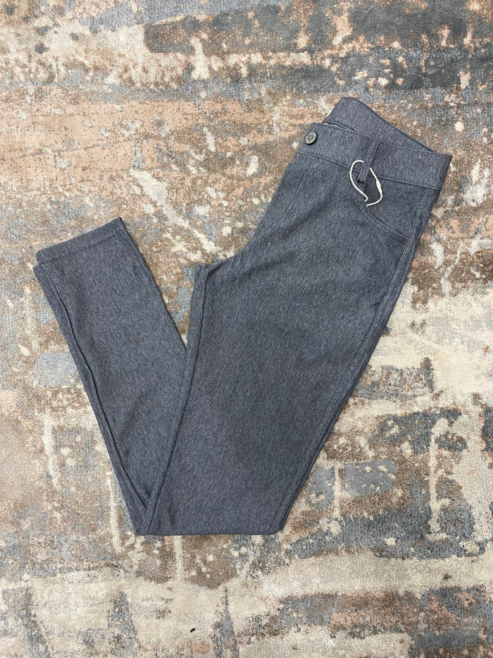 263- Charcoal Full Length Jeggings