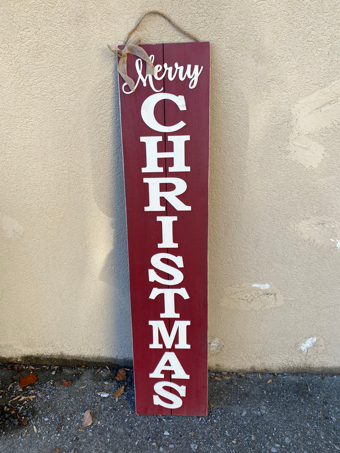 Wooden Merry Christmas Sign