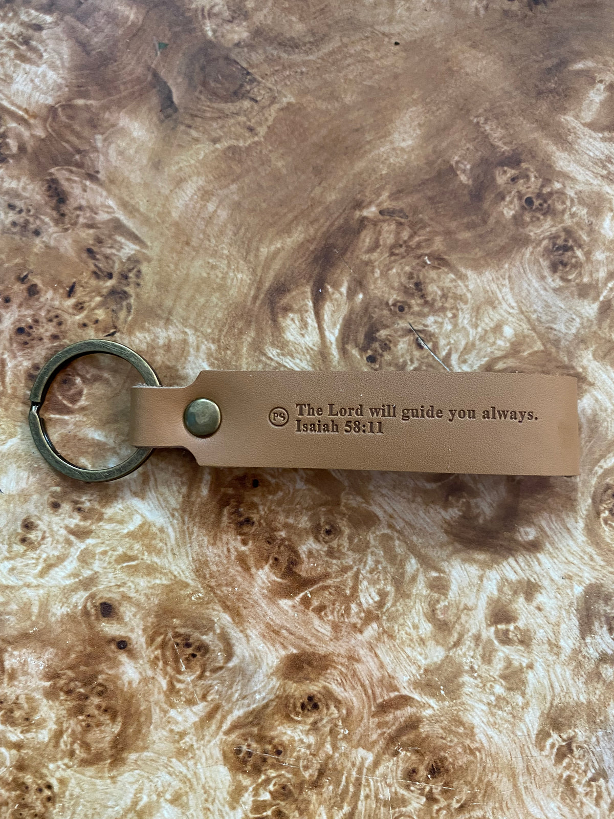 The Lord Will Guide You Always Keychain