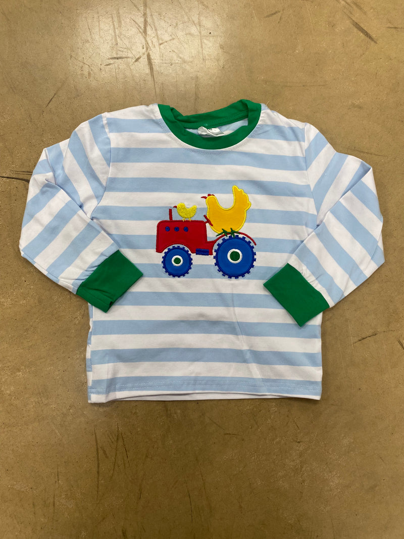 987- Chicken Riding A Tractor Shirt