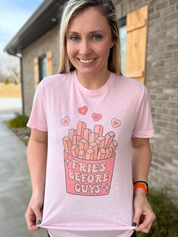 7256- Fries Before Guys Graphic Tee