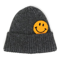 Beanie with Smiley Face [Multiple Colors]