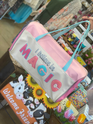 892- I Believe In Magic Duffle Bag by Jadelynn Brooke *sold as is*