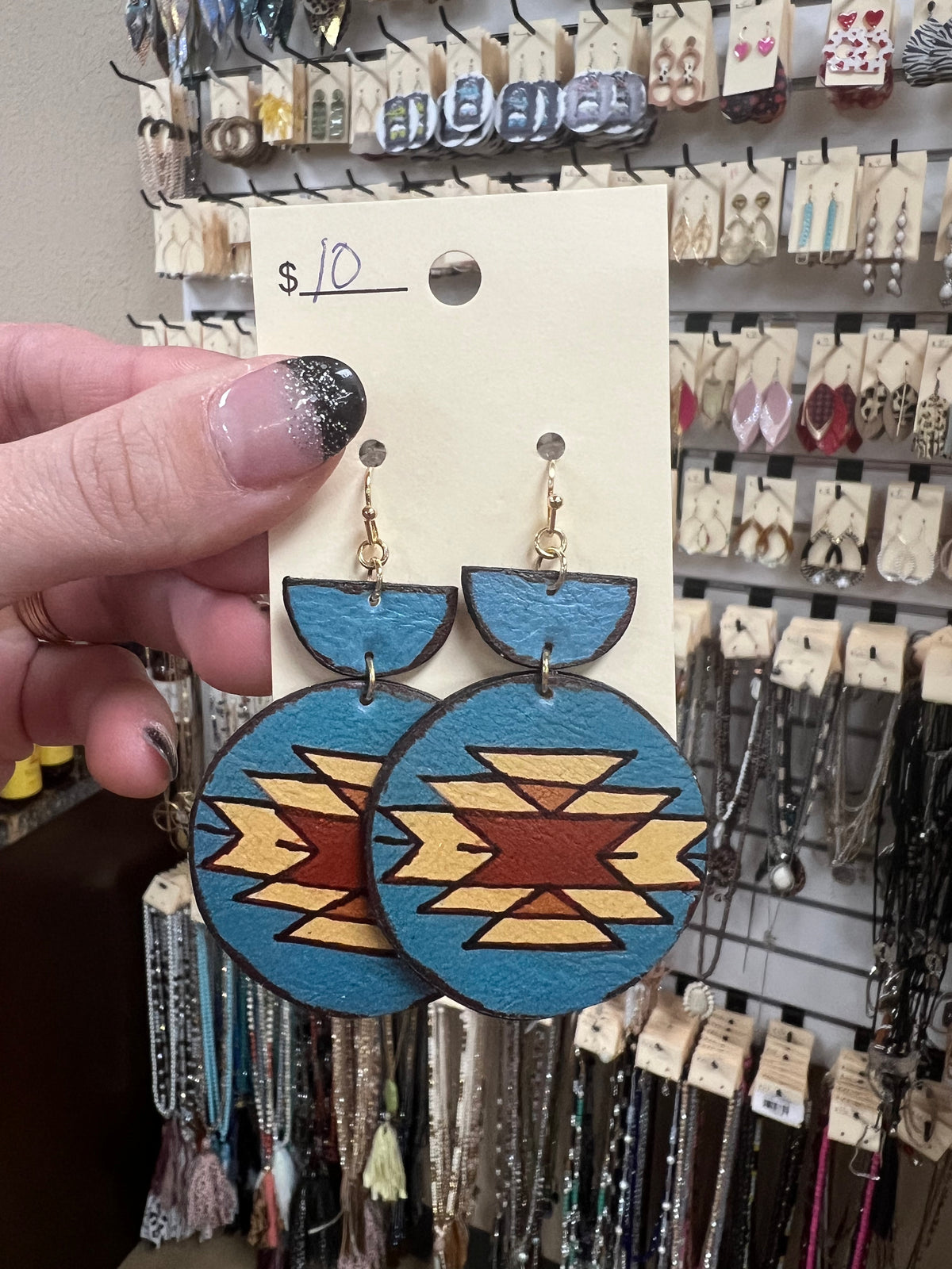 7231- Aztec Earrings [PICK ONE]