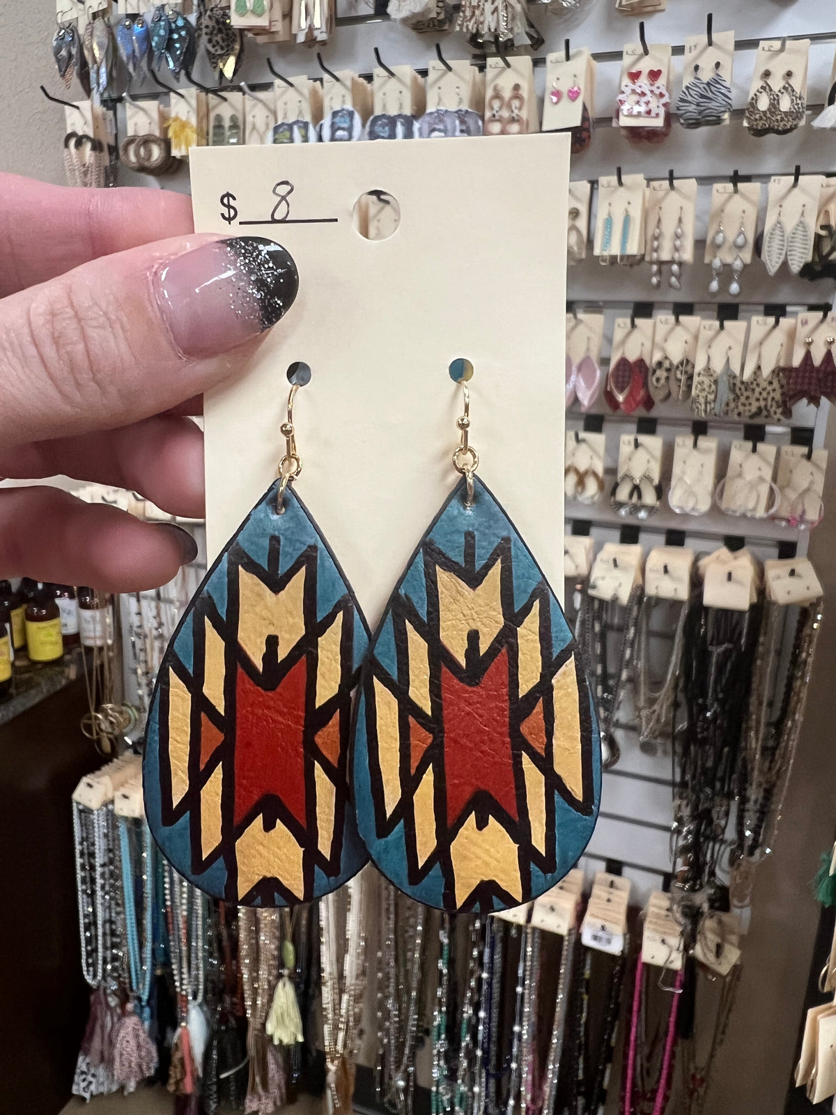 7231- Aztec Earrings [PICK ONE]