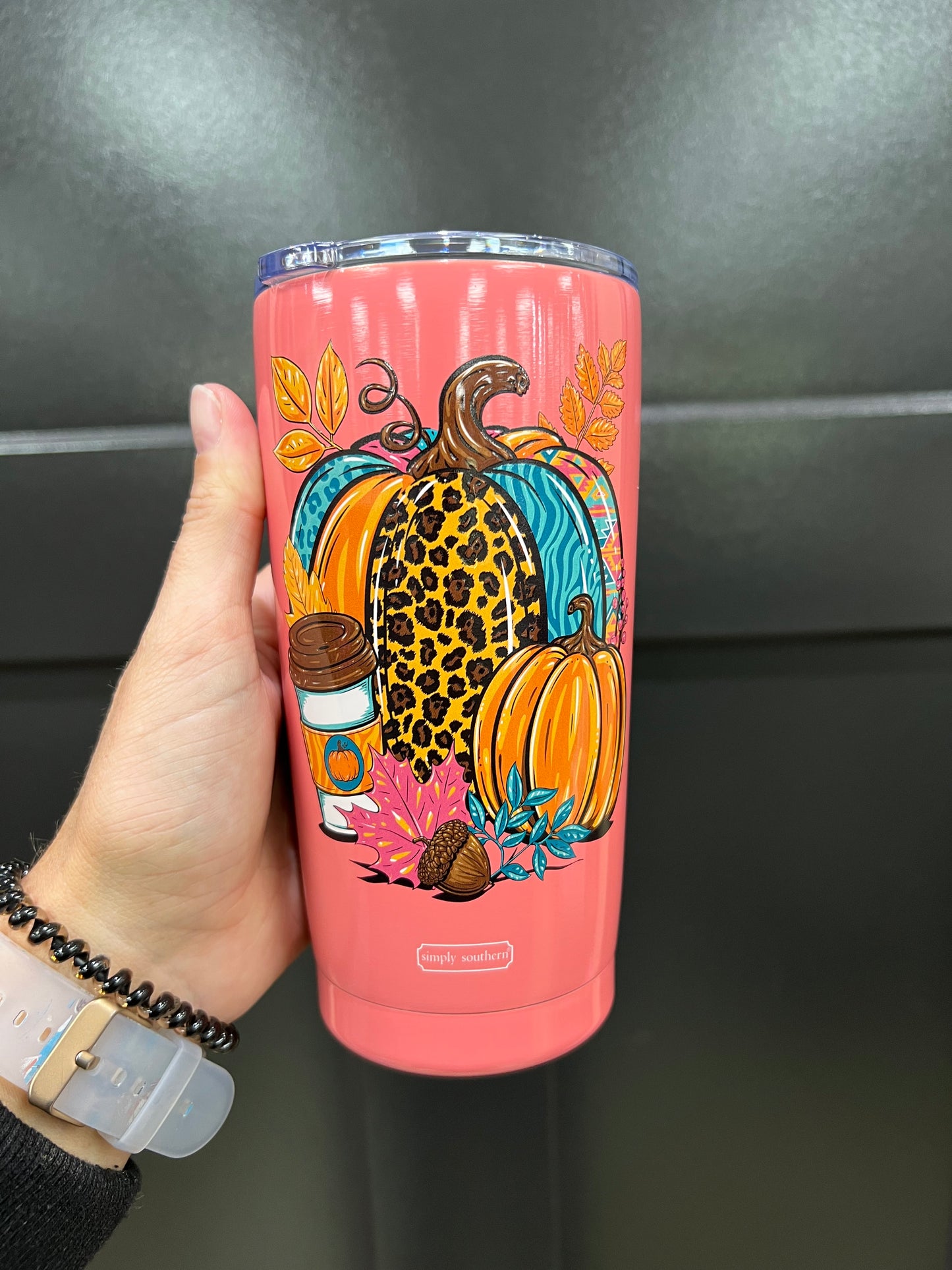 6876- 20oz Pattern Tumbler by Simply Southern