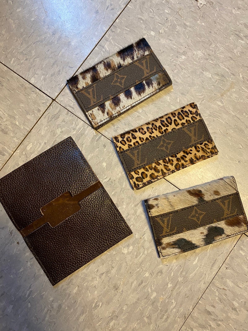 Repurposed LV Bi-Fold Card Holder