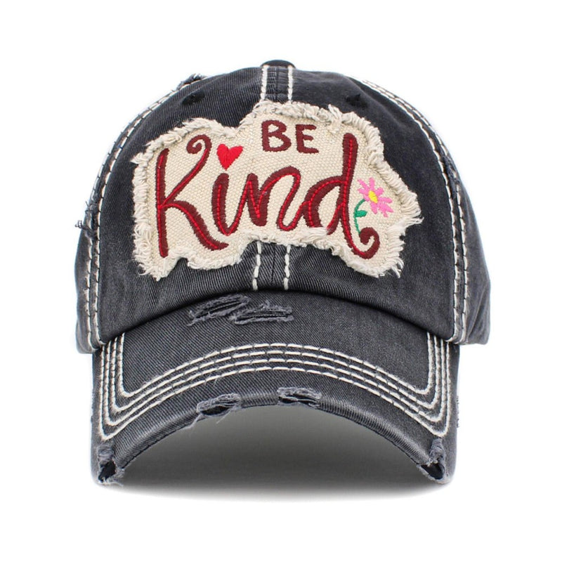 6113- Be Kind Distressed Hat