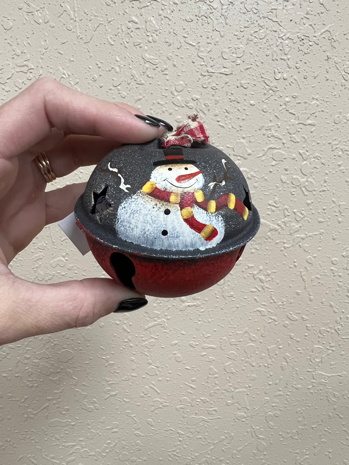 7125- Metal Bell Christmas Ornament