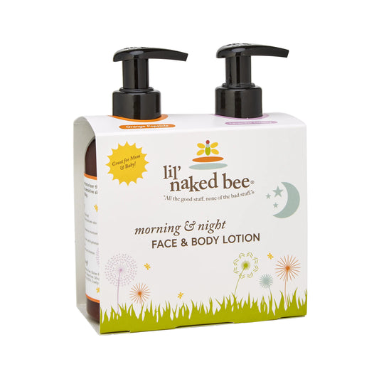 1664- Lil Naked Bee Morning & Night Lotion Gift Set