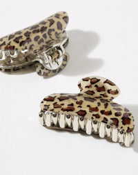 Animal Print Claw Hair Clip