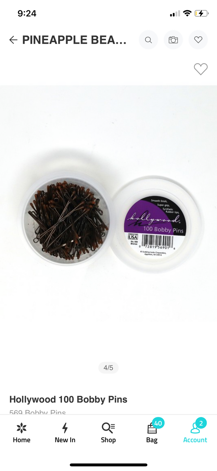 Bronze Bobby Pins Pack of 100