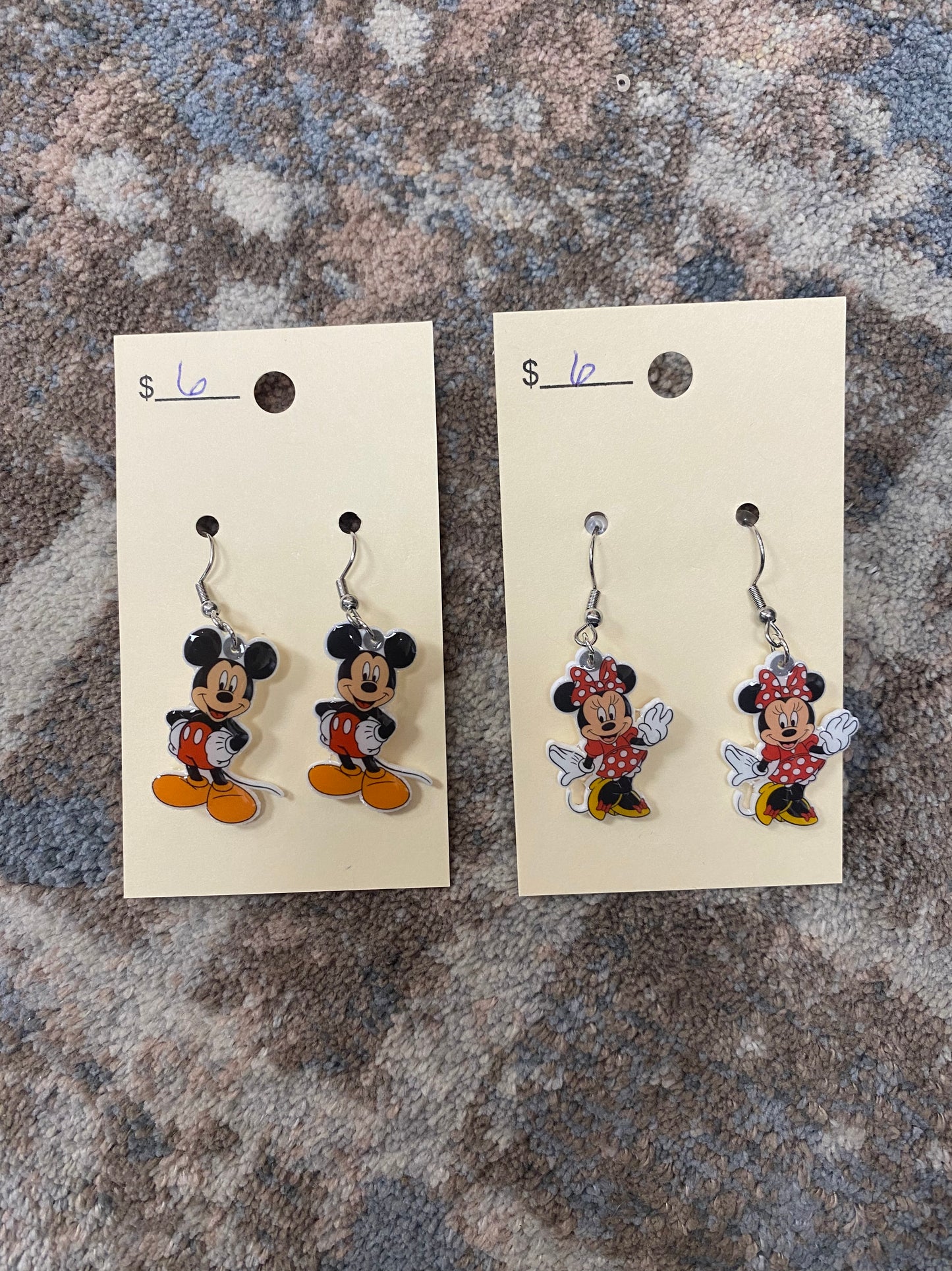 357- Mickey & Minnie Earrings