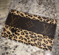 Repurposed LV Bi-Fold Card Holder