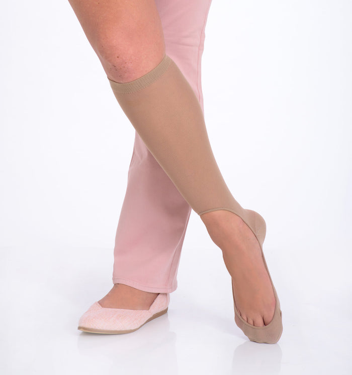 7341- Barley There Key Socks Knee High No Show Socks