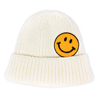 Beanie with Smiley Face [Multiple Colors]