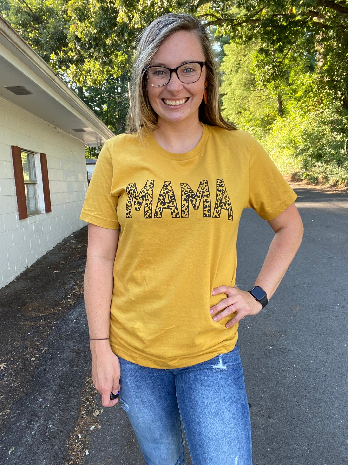 1611- Mustard Mama Graphic Tee