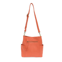 1865- Grapefruit Kayleigh Side Pocket Bucket Bag