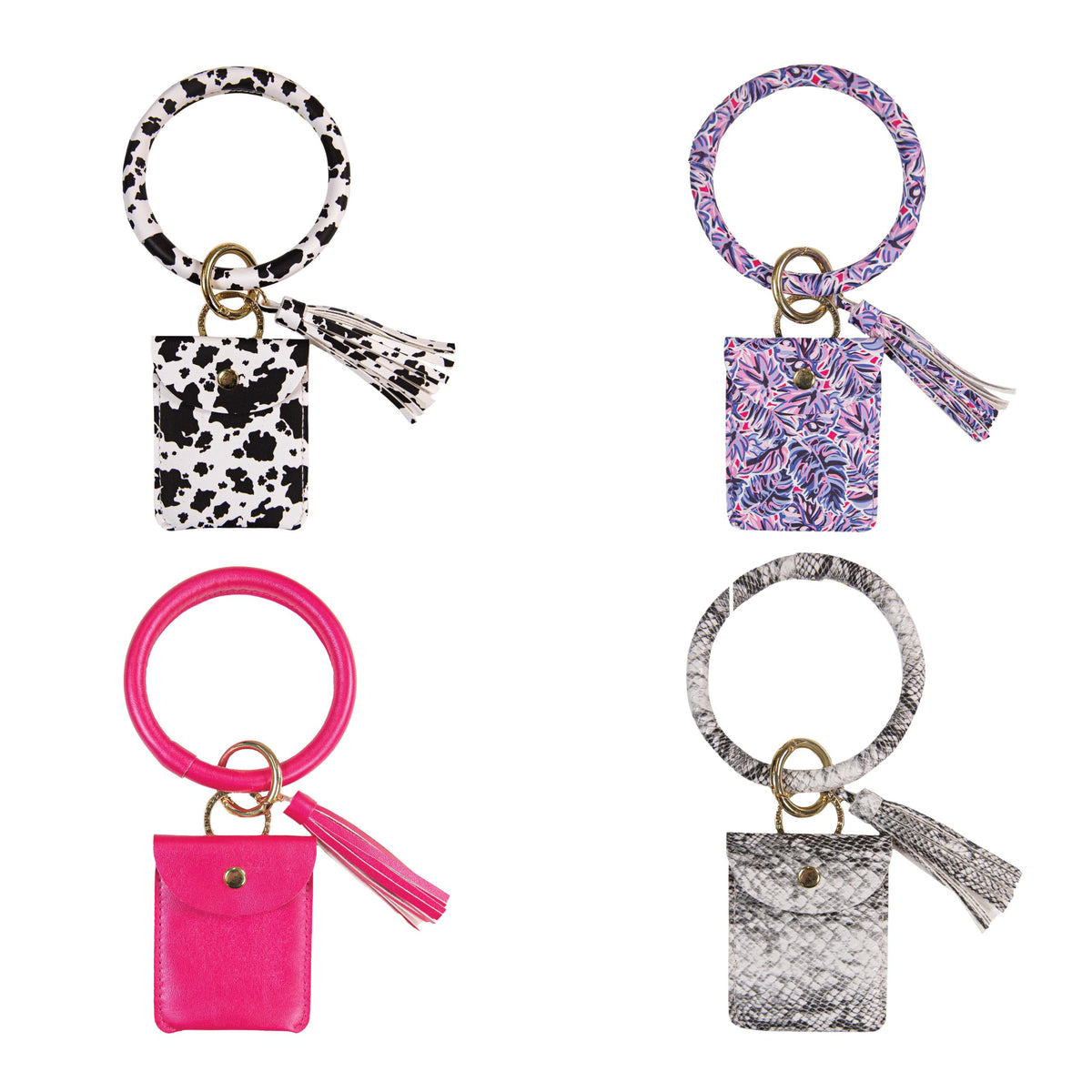 1355- Bangle ID Keychain by Simply Southern [PICK DESIGN]