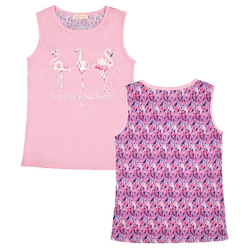 7581- Flamingo Simply Tank by Simply Southern