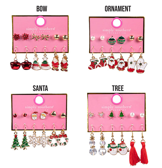 7190- Christmas Season Dangle Simply Southern Earring Set [4 options]