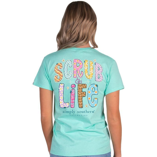 7595- Scrub Life Simply Southern Short Sleeve T-Shirt