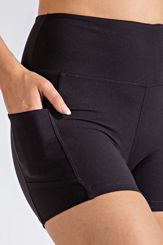 949- Black Active 4in Biker Shorts