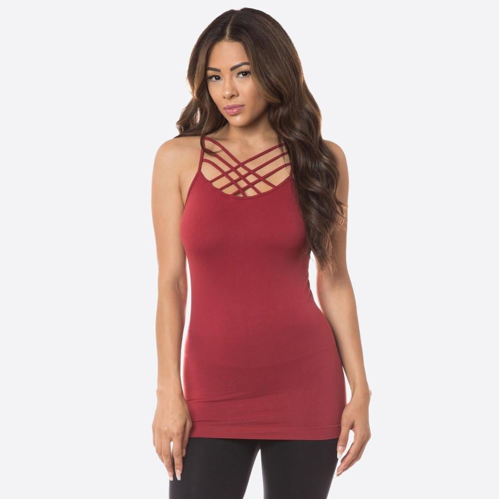 Brick Red Criss Cross Cami