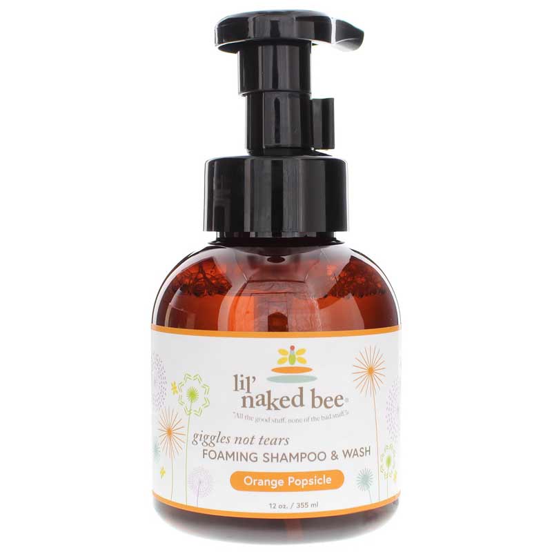 1666- Lil Naked Bee Giggles Not Tears Foaming Shampoo & Wash