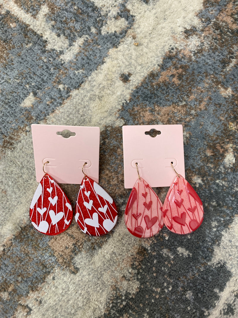 Heart Earrings [2 COLORS]