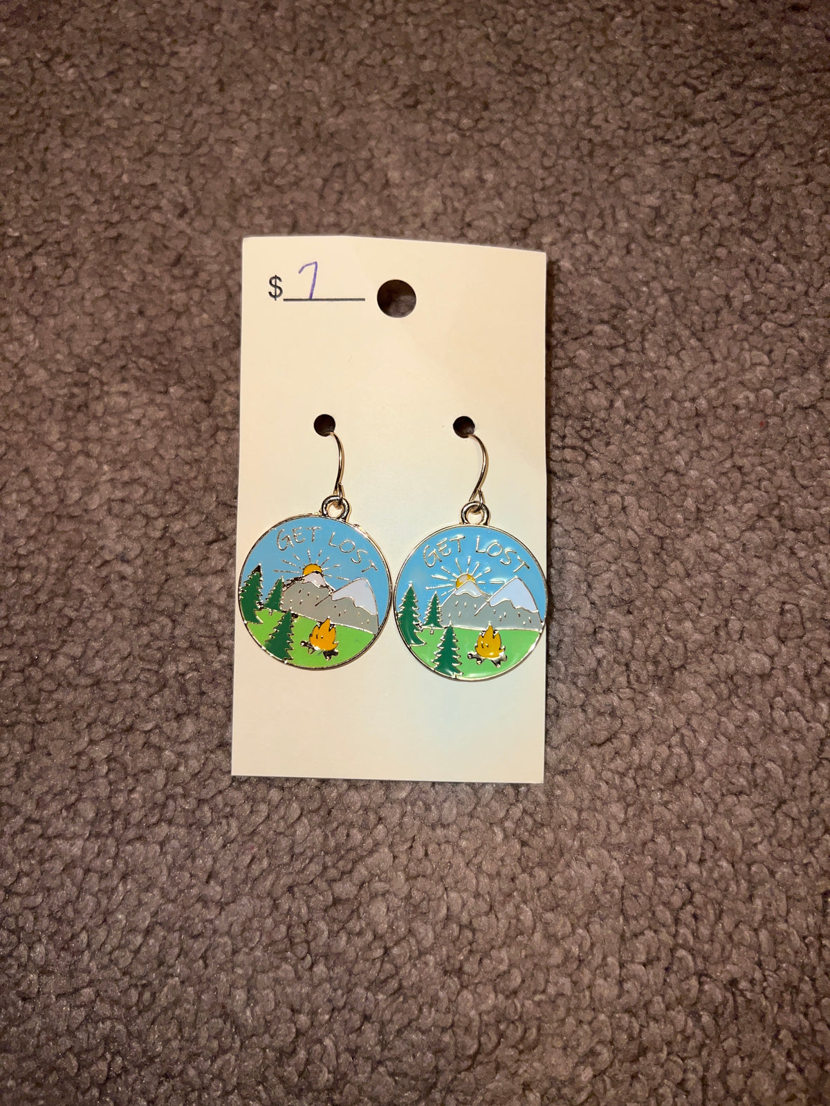 7888- Get Lost Mountain Earrings