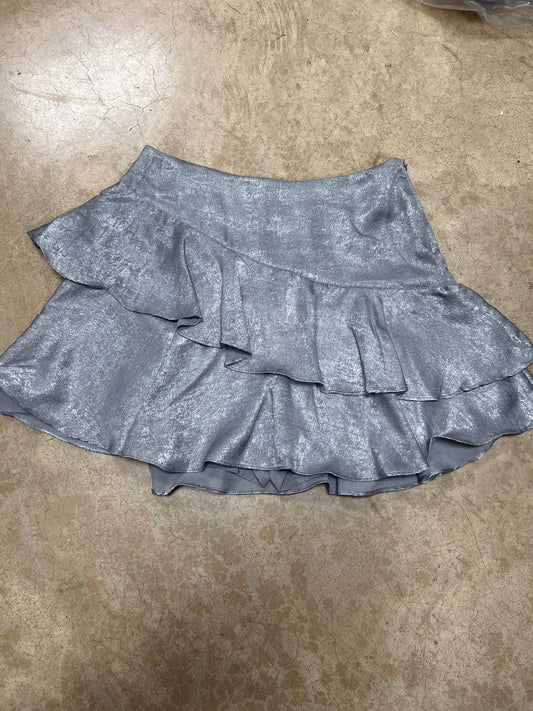 1685- Silver Layer Skort