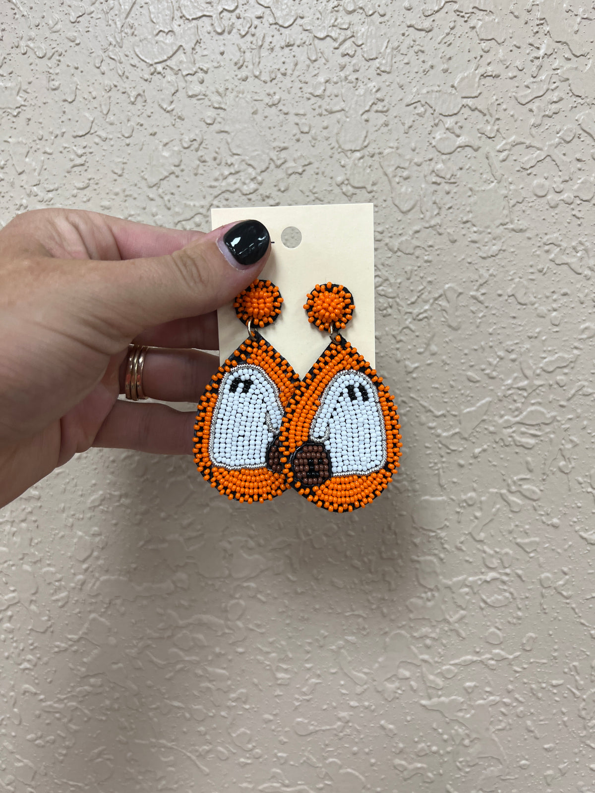 6745- Ghost Beaded Earrings