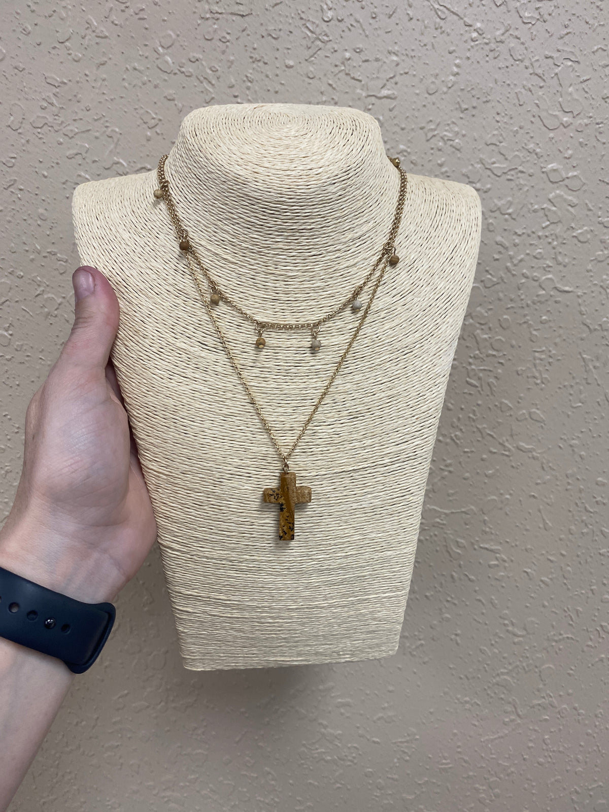 639- Gold Layer Cross Necklace