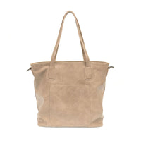 6416- Flax Terri Traveler Top Zip Handbag