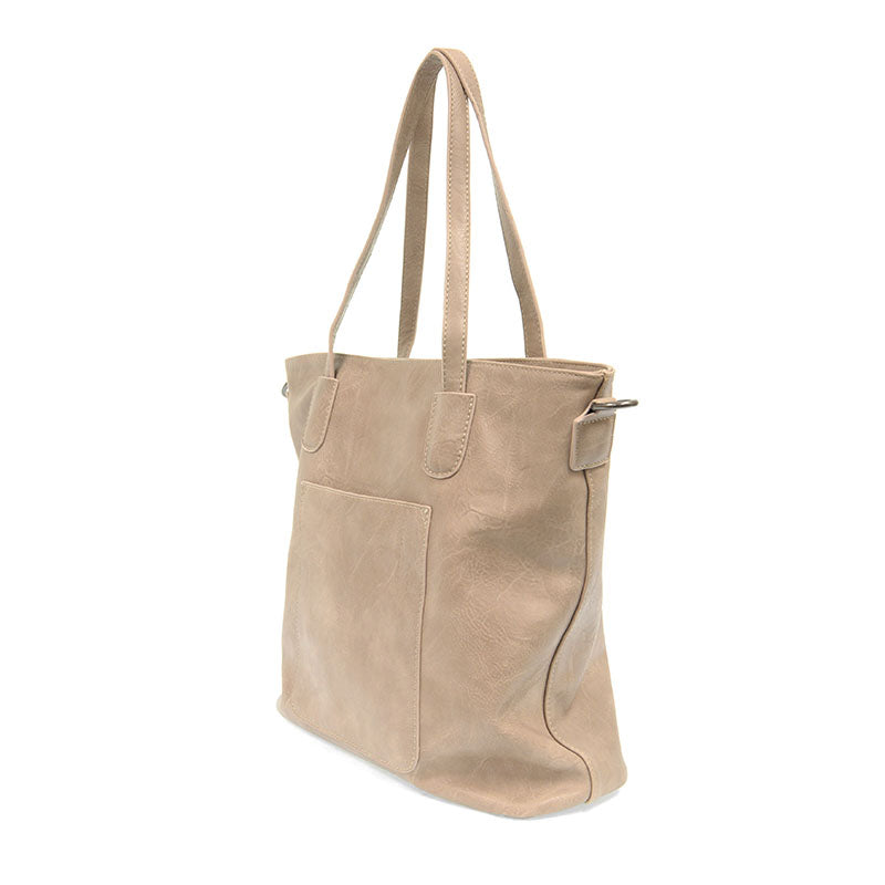 6416- Flax Terri Traveler Top Zip Handbag