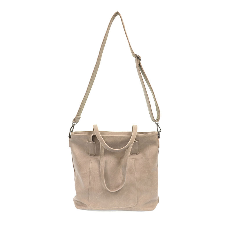 6416- Flax Terri Traveler Top Zip Handbag